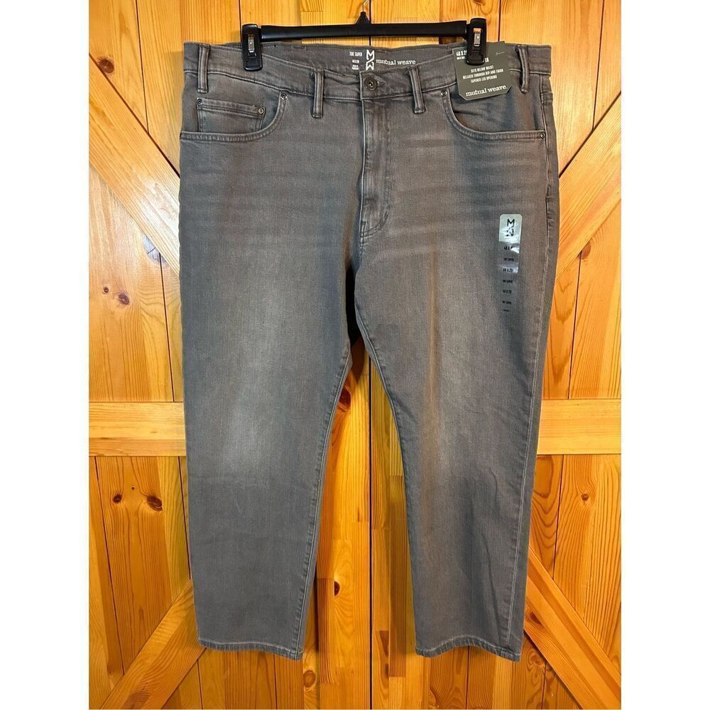 Mutual Weave jeans Men's size 46x29 the taper gray nwt (4855)
